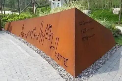 承德耐候钢挡土墙